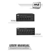 Pyle PCM20A Amplifier manual cover