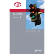 Toyota Tacoma 2018 Truck manual cover