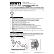 Sealey VS7029.V2 Bearing manual cover