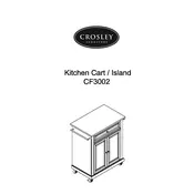 Crosley CF3002 Kitchen Island manual cover