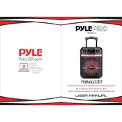 Pyle PWMA337BT Speaker System manual cover