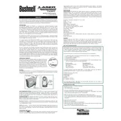 Bushnell 202018 Rangefinder manual cover