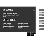 Yamaha ATS-1080 Soundbar manual cover