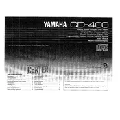 Yamaha CD-400 Disc Player manual cover