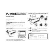 PC World Essentials P04HUB10 manual cover