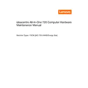 Lenovo IdeaCentre AIO 720-24IKB Computer manual cover