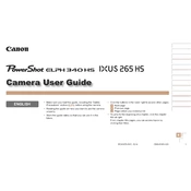 Canon IXUS 265 HS manual cover