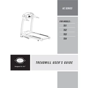 Horizon Fitness T61 2006 Treadmill manual cover