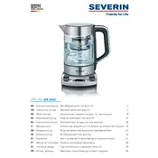 Severin WK 3422 Tea Maker manual cover