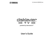 Yamaha Disklavier Enspire TV Piano manual cover