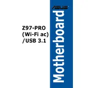 ASUS Z97-PRO(Wi-Fi ac)-USB 3.1 Motherboard manual cover