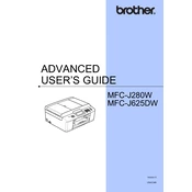 Brother MFC-J280W Advanced manual cover