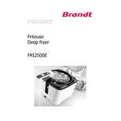 Brandt FRI2500E Fryer manual cover