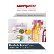 Montpellier MZF48BK-1 Freezer manual cover