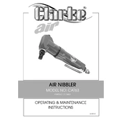 Clarke 3110463 CAT63 Air Nibbler manual cover