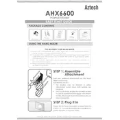 Aztech AHX6600 Mixer manual cover