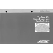 Bose 10.2 Stereo Everywhere Speaker System manual cover