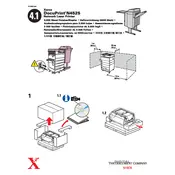 Xerox DocuPrint N4525 3000 Sheet Finisher Printer manual cover