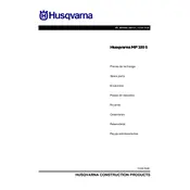 Husqvarna MP250S Dust Collector manual cover