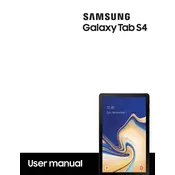 Samsung Galaxy Tab S4 Sprint SM-T837PZKASPR Tablet manual cover