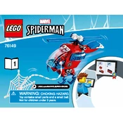 LEGO Spiderman 76149-1 Construction Set manual cover