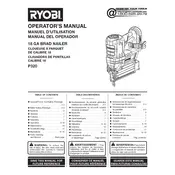 Ryobi P320 Nailer manual cover