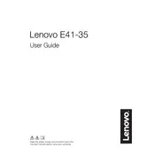 Lenovo E41-35 Laptop manual cover