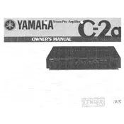 Yamaha C-2a Amplifier manual cover