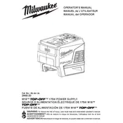 Milwaukee M18 2846-20 Power Supply manual cover