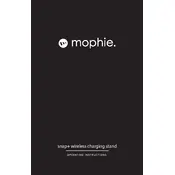 Mophie Snap Plus Wireless Charging Stand Charger manual cover