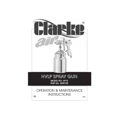 Clarke 3090100 AP15 HVLP Spray Gun manual cover