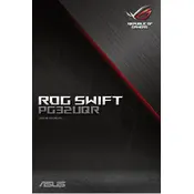 ASUS ROG Swift PG32UQR Monitor manual cover