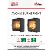 Henley Stoves Avon Stove manual cover