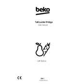 Beko LRP 3685 X manual cover