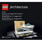 LEGO Solomon R Guggenheim 21035 Construction Set manual cover