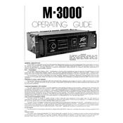 Peavey M-3000 Amplifier manual cover