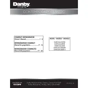 Danby DAR026A2BDB Refrigerator manual cover