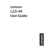 Lenovo L22I-40 67AE-KACB-WW Monitor manual cover