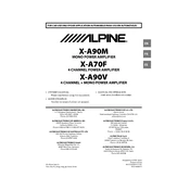 Alpine X-A90M manual cover