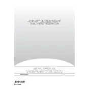 JennAir JBBFX24NHX Refrigerator manual cover