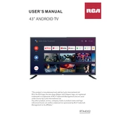 RCA RTA4302 TV manual cover