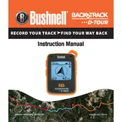 Bushnell BackTrack D-TOUR 360310BG GPS manual cover