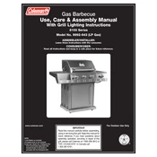 Coleman LP Gas Barbecue 9992-643 manual cover