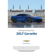 Chevrolet Corvette 2017 manual cover