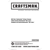 Craftsman CMCST960E1 Trimmer manual cover