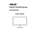 ASUS VS197D Monitor manual cover