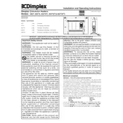 Dimplex 402T Heater manual cover