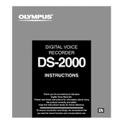 Olympus DS-2000 manual cover