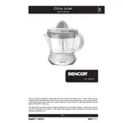 Sencor SCJ 1051GR Juicer manual cover