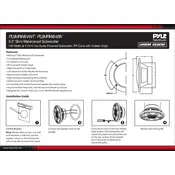 Pyle PLSMRW64BK Subwoofer manual cover